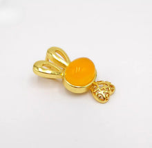 Load image into Gallery viewer, Nature Jade Cute Bunny Pendant Necklace Gift Jewelry charm Blessing Lucky New b