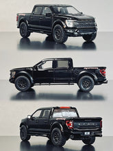 Load image into Gallery viewer, SC 1:64 Black F150 Raptor Pickup Truck Sports Model Diecast Metal Car New Collection