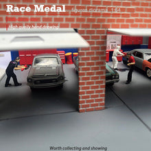 Load image into Gallery viewer, 1:64 Painted Figure Mini Model Miniature Resin Diorama Repair Polish Man Garage