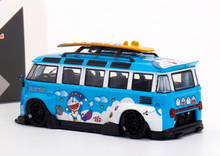 Load image into Gallery viewer, LMLF 1:64 Blue VW T1 RWB Van Bus Camper Kombi Model Diecast Metal Car New Collection