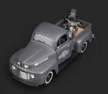 Load image into Gallery viewer, Maisto 1:24 1942 WL A Flathead 1948 F1 Pickup Truck Motorcycle Model Metal BN