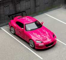 Load image into Gallery viewer, SW 1:64 JDM Pink S2000 FNF Hard Top Racing Sports Model Diecast Metal Car New Collection