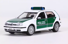Load image into Gallery viewer, GCD 1:64 VW Golf MK4 GTI 4 Doors German Police Model Diecast Metal Car New Collection