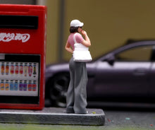 Load image into Gallery viewer, 1:64 Painted Figure Model Miniature Resin Diorama Toy Sand Trendy Fashion Girl