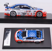 Load image into Gallery viewer, DCM 1:64 White Flag M3 GTR E46 #6 Racing Sports Model Diecast Metal Car New Collection