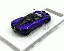 Load image into Gallery viewer, HKM 1:64 Purple Huayra Coupe Racing Sports Model Diecast Metal Car New Collection