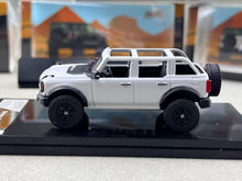 Load image into Gallery viewer, Shadow 1:64 White Bronco ORV SUV 4 Doors Sports Model Diecast Metal Car New Collection