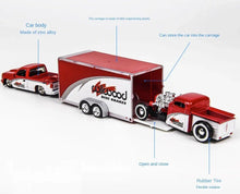 Load image into Gallery viewer, Maisto 1:64 1993 454 SS Pickup Trailer 1936 Chevy Haulers Model Metal Car