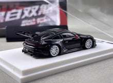 Load image into Gallery viewer, SR 1:64 Black 911 GT3 R Racing Sports Model Diecast Metal Car New Collection