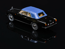 Load image into Gallery viewer, GFCC 1:64 Black 1993 Corniche IV Drophead Luxury Top Model Diecast Metal Car