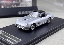 Load image into Gallery viewer, King 1:64 Silver 250GT California Spyder SWB Sport Model Diecast Metal Car New Collection