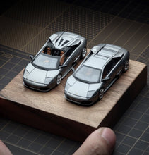Load image into Gallery viewer, PK 1:64 Grey Murcielago LP640 Coupe Sports Open Model Diecast Metal Car New Collection