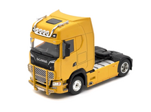 Load image into Gallery viewer, UM 1:64 Yellow Scania730S Container Delivery Truck Model Diecast Metal Car BN