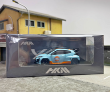 Load image into Gallery viewer, HKM 1:64 GR Yaris GULF Pandem Racing Sports Model Diecast Metal Car