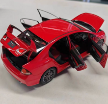 Load image into Gallery viewer, WELL 1:18 Red JDM Civic Type R FD2 Sports Diecast Model Metal Car New