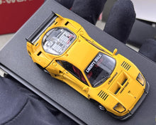 Load image into Gallery viewer, Star 1:64 Yellow F40 LBWK Racing Sports Model Diecast Metal Car New Collection