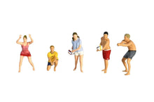 Load image into Gallery viewer, 1:64 Painted Figure Mini Model Miniature Resin Diorama Sand Volley Ball Player
