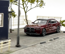 Load image into Gallery viewer, MINIGT 1:64 Red BMW i7 xDrive 60 Aventurin Luxury Model Diecast Metal Car New Collection