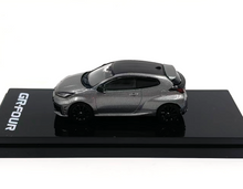 Load image into Gallery viewer, HJ 1:64 JDM Gray GR Yaris RZ Sports Model Diecast Metal Car New Collection