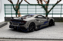 Load image into Gallery viewer, Fuelme 1:64 Gray Mansory F8XX Super Racing Sports Model Diecast Resin Car New