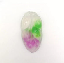 Load image into Gallery viewer, Nature Jade Leaf Pendant Necklace Gift Jewelry charm Blessing Lucky Fortune New