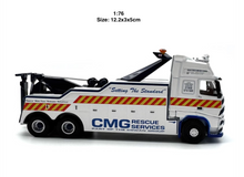 Load image into Gallery viewer, 1:76 CMG Volvo FH City Rescue Vehicle Tow Truck Model Diecast Metal Car New