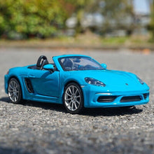 Load image into Gallery viewer, Bburago 1:24 718 Boxter Convertible Racing Sports Model Toy Diecast Metal Car