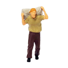 Load image into Gallery viewer, 1:64 Painted Figure Mini Model Miniature Resin Diorama Construction Worker Man