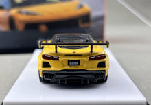 Load image into Gallery viewer, Fine 1:64 Yellow C8 LB Widebody Sports Model Diecast Metal Car New Collection