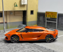 Load image into Gallery viewer, HKM 1:64 Orange Gemera Super Racing Sports Model Diecast Metal Car