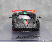 Load image into Gallery viewer, CM 1:64 Black Carbon Gold Rims Imola Racing Sports Model Diecast Metal Car New Collection