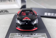 Load image into Gallery viewer, HKM 1:64 Black Advan GTS M145 MK1 LBWK Sports Model Diecast Metal Car New Collection