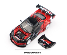 Load image into Gallery viewer, Poprace 1:64 PANDEM GR86 ADVAN Sports Model Diecast Metal Car New Collection