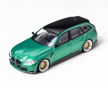 Load image into Gallery viewer, DM 1:64 Green M3 Wagon Touring Sports Model Diecast Metal Car New Collection