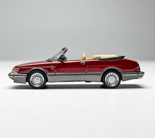 Load image into Gallery viewer, Tarmac 1:64 Red SAAB 900 Turbo Convertible Sports Model Diecast Metal Car New Collection
