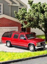 Load image into Gallery viewer, Bliss 1:64 HEC Red Suburban GMT400 SUV Sports Model Diecast Metal Car New Collection
