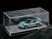 Load image into Gallery viewer, ZJWJ 1:64 Cyan 911 GT3 Sports Model Diecast Resin Car New Collection