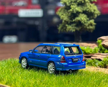 Load image into Gallery viewer, Fiberrun 1:64 JDM Blue Forester SG9 SUV Sports Model Diecast Metal Car New Collection