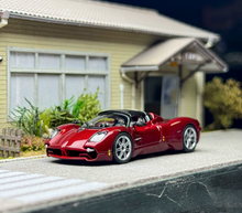 Load image into Gallery viewer, LCD 1:64 Red Carbon Utopia Roadster Sports Model Diecast Metal Car New Collection