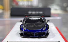 Load image into Gallery viewer, 1:64 Blue 458 GT LB Racing Sports Model Diecast Resin Car BN