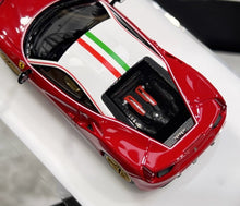 Load image into Gallery viewer, 1:64 CL Red 488 GTB White Hard Top 70th Sports Model Diecast Resin Car New Collection