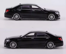 Load image into Gallery viewer, MJ 1:64 Black S65 Sedan Sports Model Diecast Metal Car BN