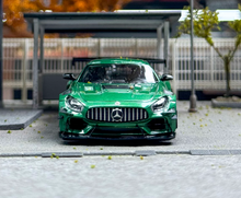 Load image into Gallery viewer, RM 1:64 Green AMG GTS Widebody Racing Sports Model Diecast Metal Car New Collection