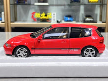 Load image into Gallery viewer, LCD 1:18 Red JDM Civic EG6 SIR Hatchback Sports Model Diecast Metal Car New
