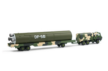 Load image into Gallery viewer, XCARTOYS 1:100 Military DF-5B Ballistic Missile Truck Model Diecast Metal