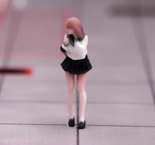 Load image into Gallery viewer, 1:64 Painted Figure Model Miniature Resin Diorama Toy Sand Uniform Girl Pretty