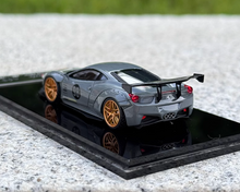 Load image into Gallery viewer, Scalemini 1:64 Gray 458 LBWK Racing Sports Model Diecast Resin Car New