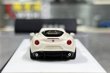 Load image into Gallery viewer, 1:64 CL Pearl White Romeo 4C Coupe Sports Model Diecast Resin Car New Collection