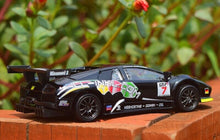 Load image into Gallery viewer, Bburago 1:24 Black Murcielago FIA GT Racing Sport Model Toy Diecast Metal Car