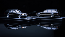 Load image into Gallery viewer, Mortal 1:64 S124 E300 Wagon Roof Bike Classic Model Diecast Metal Car New